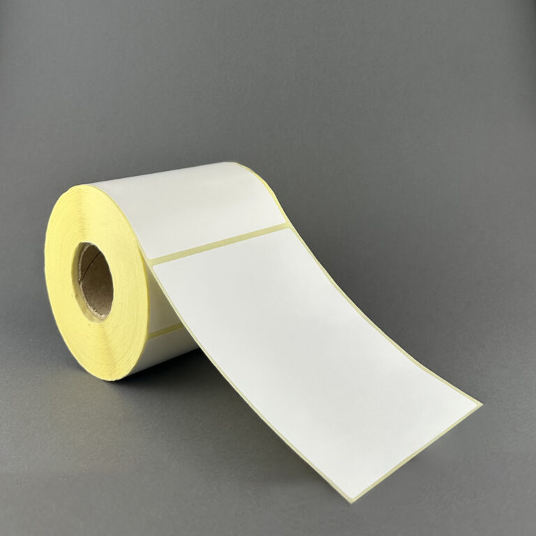 لیبل PVC سفید 100*150 میلی متر