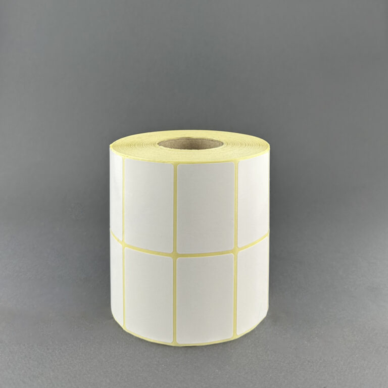 لیبل PVC سفید 34*51 میلی متر