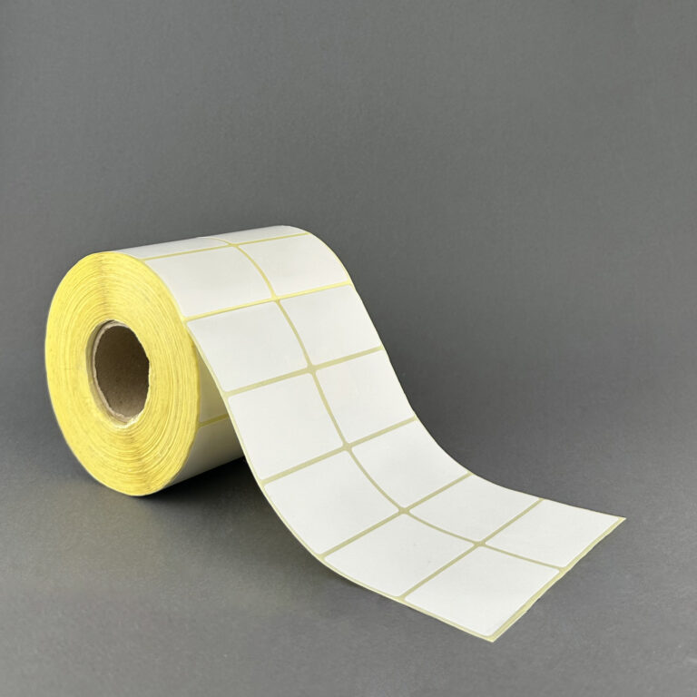 لیبل PVC سفید 34*51 میلی متر